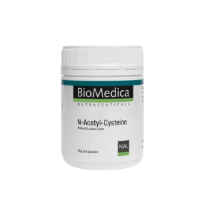 BioMedica N-Acetyl-Cysteine Lemon Lime 60g Powder